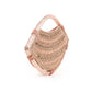 Rajwada Rose Gold Beads and Stone Embroidered Clutch for Women