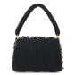 Rajwada Black and Gold Beads Embroidered Clutch for Women