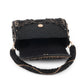 Rajwada Black and Gold Beads Embroidered Clutch for Women
