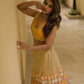 Rajwada Women Multicolored Net Sequence Semi-Stitched Lehenga Choli