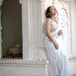 Rajwada Women's White Silk Saree with unstitched Blouse