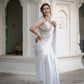 Rajwada Women's White Silk Saree with unstitched Blouse