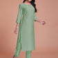 Rajwada - Light Green Woven Stitched Kurta Set