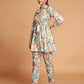 Multicolor Rayon Printed Stitched Co Ord