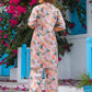 Rajwada Multicolor Cotton Printed Stitched Co Ord Set for Women