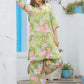 Rajwada Light Green Cotton Printed Co Ord Set for Women