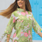 Rajwada Light Green Cotton Printed Stitched Co Ord Set for Women