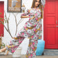Rajwada Brown Cotton Printed Stitched Co Ord Set for Women