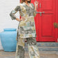 Rajwada Green Cotton Printed Stitched Co Ord Set for Women