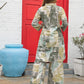 Rajwada Green Cotton Printed Stitched Co Ord Set for Women
