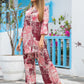 Rajwada Pink Cotton Printed Stitched Co Ord Set for Women