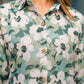 Rajwada White and Blue Cotton Printed Co Ord Set for Women