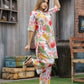 Rajwada Multicolor Cotton Printed Co Ord Set for Women