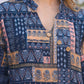 Rajwada Blue Cotton Printed Stitched Co Ord Set for Women