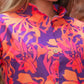 Rajwada Purple and Pink Cotton Printed Co Ord Set for Women