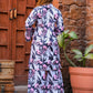 Rajwada Blue Cotton Printed Stitched Co Ord Set for Women