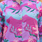 Rajwada Pink and Purple Cotton Printed Co Ord Set for Women