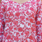 Rajwada Red Cotton Printed Stitched Co Ord Set for Women