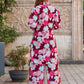 Rajwada Maroon Cotton Printed Stitched Co Ord Set for Women