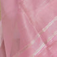 Rajwada Baby Pink Silk Blend Printed Saree For Women