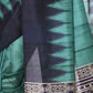 Rajwada Light Blue And Navy Blue Silk Blend Printed Saree For Women