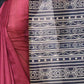Rajwada Pink And Navy Blue Silk Blend Printed Saree For Women