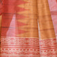 Rajwada Rust And Red Silk Blend Printed Saree For Women