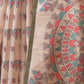 Rajwada Beige Silk Blend Printed Saree For Women