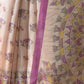 Rajwada Beige Silk Blend Printed Saree For Women