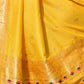 Rajwada Yellow Silk Blend Embroidered Saree For Women