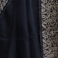 Rajwada Black Silk Blend Printed Saree For Women