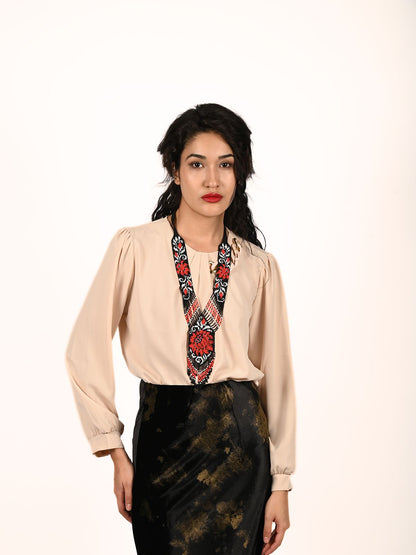 Rajwada Black Thread Beaded Jewellery Set For Women