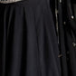 Rajwada Black GEORGETTE Embroidered Anarkali For Women