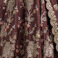 Rajwada Mauve Wine Silk Blend Embellished Semi Stitched Lehenga For Women