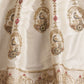 Rajwada Off White Silk Blend Embellished Semi Stitched Lehenga For Women