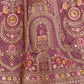 Rajwada Mauve Silk Blend Embroidered Semi Stitched Lehenga For Women