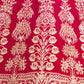 Rajwada Dark Pink Silk Blend Embellished Semi Stitched Lehenga For Women