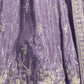 Rajwada Purple Silk Blend Embellished Semi Stitched Lehenga For Women