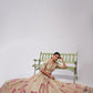 Rajwada Cream Organza Silk Embroidered Semi Stitched Lehenga With Unstitched Blouse For Women