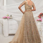 Rajwada Cream Soft Net Embroidered Semi Stitched Lehenga With Unstitched Blouse For Women