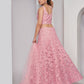 Rajwada Pink Soft Net Embroidered Semi Stitched Lehenga With Unstitched Blouse For Women