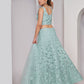 Rajwada Sky Blue Soft Net Embroidered Semi Stitched Lehenga With Unstitched Blouse For Women