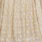 Rajwada White Soft Net Embroidered Semi Stitched Lehenga With Unstitched Blouse For Women