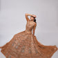 Rajwada Rust Color Soft Net Embroidered Semi Stitched Lehenga With Unstitched Blouse For Women