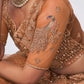Rajwada Rust Color Soft Net Embroidered Semi Stitched Lehenga With Unstitched Blouse For Women