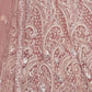 Rajwada Peach Soft Net Embroidered Semi Stitched Lehenga With Unstitched Blouse For Women