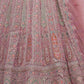 Rajwada Mauve Soft Net Embroidered Semi Stitched Lehenga With Unstitched Blouse For Women