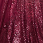 Rajwada Maroon Net Embellished Semi Stitched Lehenga With Unstitched Blouse for Women