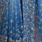 Rajwada Blue Embroidered Georgette Saree With Unstitched Blouse For Women