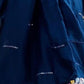 Rajwada Navy Blue Embroidered Silk Blend Saree With Stitched Blouse For Women